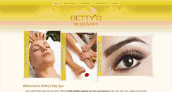 Desktop Screenshot of bettysdayspa.net